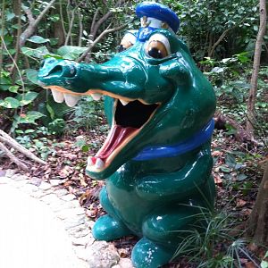 Crococun Mascot Statue