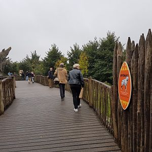 Board-walk along the Hyenas