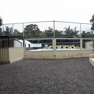 Penguin enclosure nearing completion