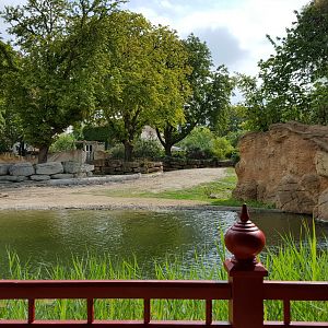 Zoo Leipzig - Asian elephant exhibit