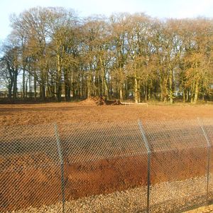 Construction site on the new African Hunting Dogs