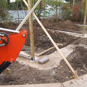 Building work on the new Asian song bird avairys