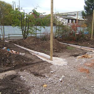 Building work on the new Asian song bird avairys