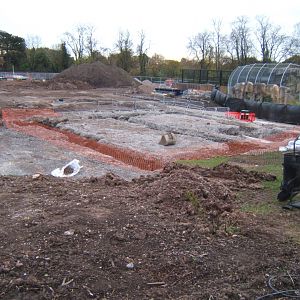 View of new Malayan Tapir House