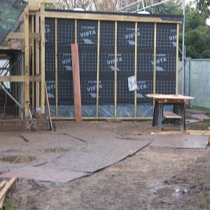 View of work on Asian Song Bird aviarys