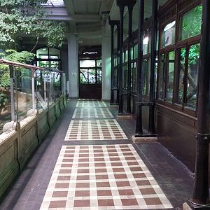 reptile house interior