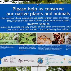 Conservation sign