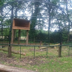 Empty Bird-of-prey Aviary