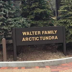 Walter Family Arctic Tundra - Exhibit Sign