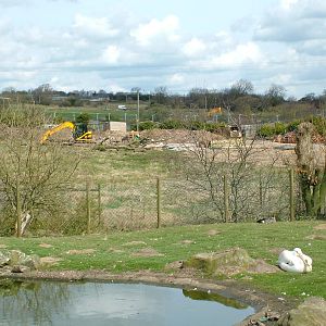 Construction work at Blackbrook Apr 09