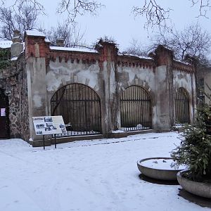 Former bear cages