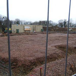 29/1/2017 View of work on new giraffe House