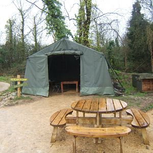 29/1/2017 View of Picnic area by Gelada exhibit