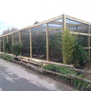 12/2/2017 View of work on new Asian Song Bird aviarys