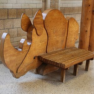 Detroit Zoo - White Rhinoceros exhibit