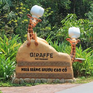 Vinpearl Safari - Giraffe Restaurant