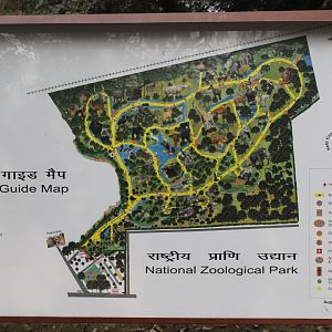 Delhi Zoo map-board