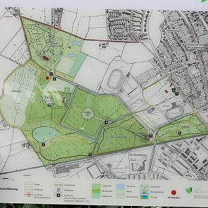 Plan of area around the Tierpark