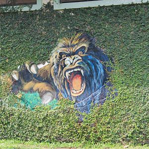 gorilla mural