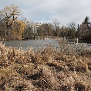 Detroit Zoo - Lake and boardwalk