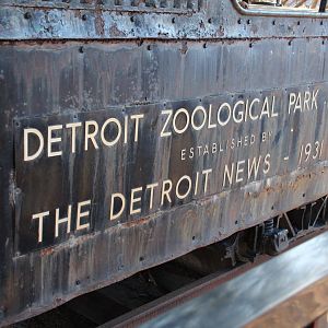 Detroit Zoo - Old Zoo Train engine