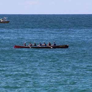 Dragon Boat in off Newquay