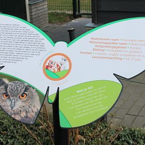 Sign European eagle-owl