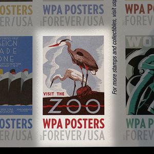 Zoo Postage Stamp