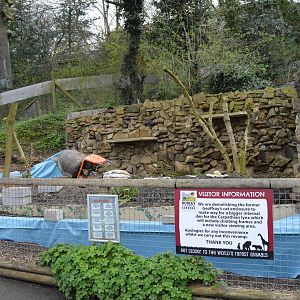 Demolished former Geoffroy’s cat enclosure
