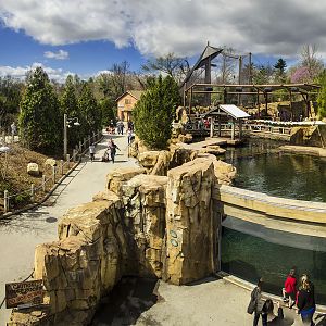 Apr. 2017 - Glacier Run Panorama - Sea Eagle Aviary + Seal/Sea Lion Exhibit