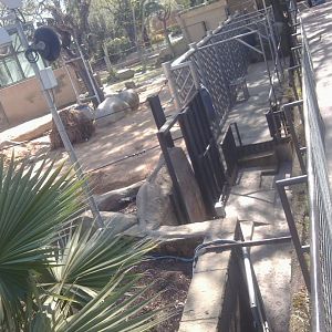 Mechanism at the elephant enclosure