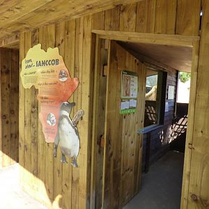 Entrance to indoor Meerkat viewing