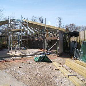 26/3/2017 New Cheetah yurt construction