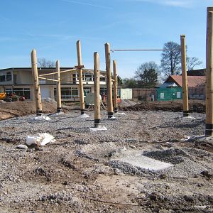 26/3/2017 Childrens play area construction work