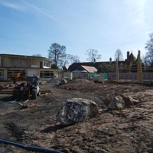 26/3/2017 Childrens play area construction work