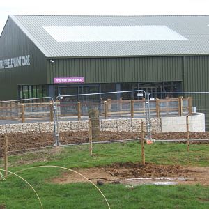 2/4/2017 View of new Elephant House Construction