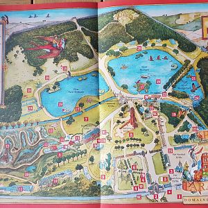 The very first map of the Parc - 1995