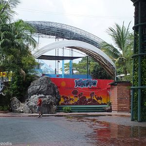 Kenyan Acrobatics Show Area
