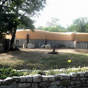 Terai Pavilion and first part Indian Rhinos enclosure (also Pileated Gibbons) - 08.2013