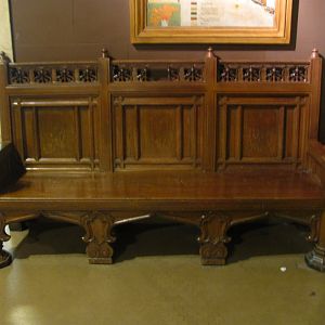 Vernay-Faunthorpe Hall of Asian Mammals Indian Themed Bench