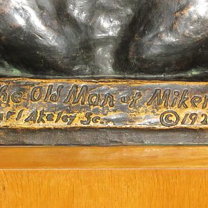 Hall of Primates The Old Man of Mikeno Sculpture