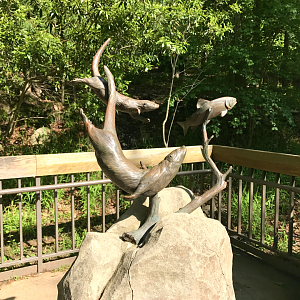 River Otter Sculpture