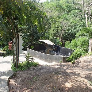 View towards Python Enclosure