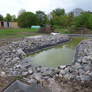 View of future Giraffe Viewing Area