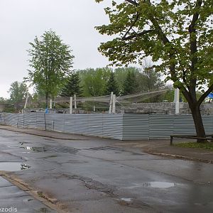 Snow Leopard Enclosure Construction Progress