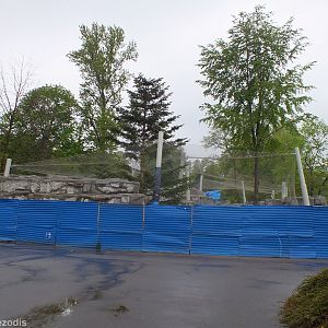 Snow Leopard Enclosure Construction Progress