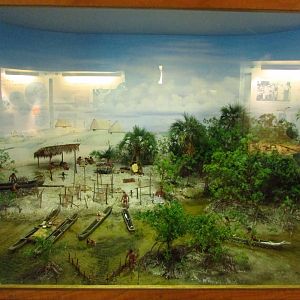 Calusa Village Miniature Diorama