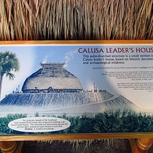 Calusa Leader's House Sign