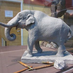 American Mastodon Sculpture