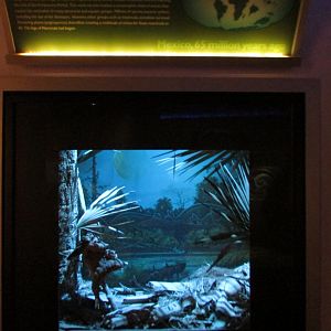 Cretaceous Period Diorama